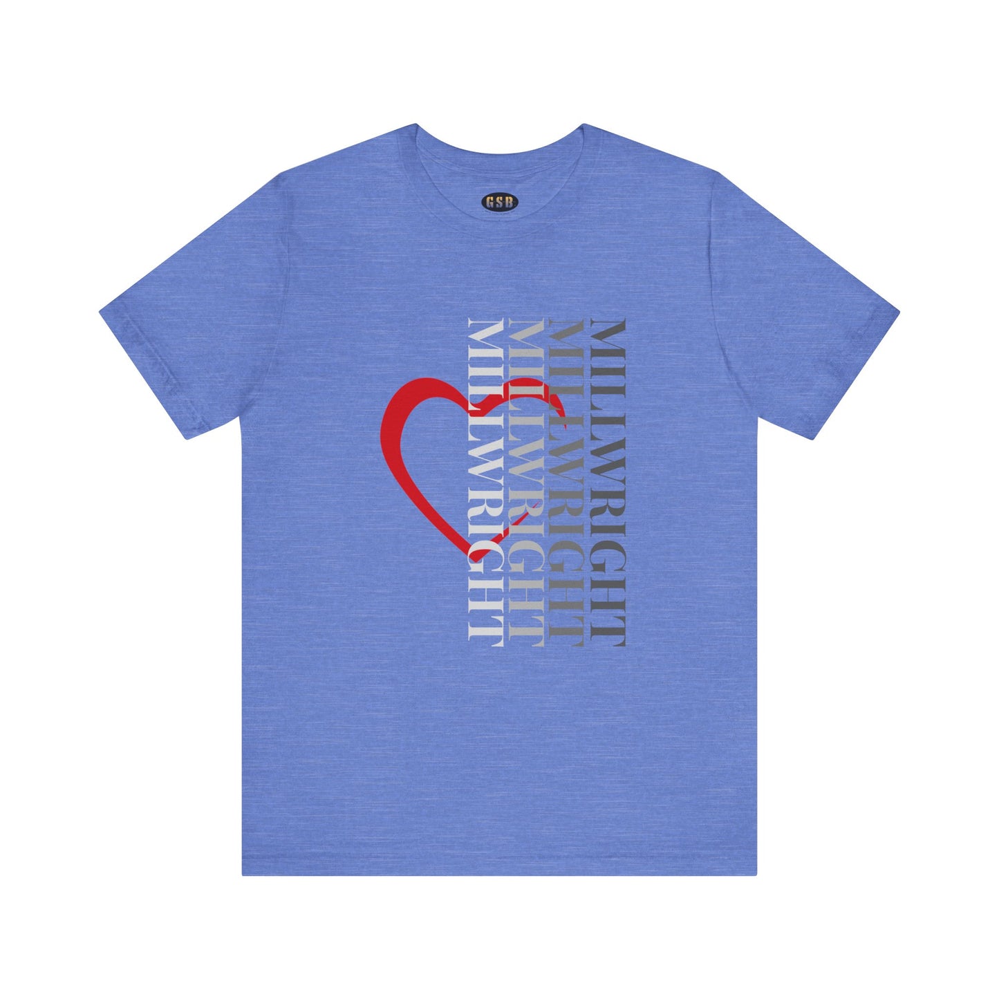 Vertical Millwright Heart T-shirt