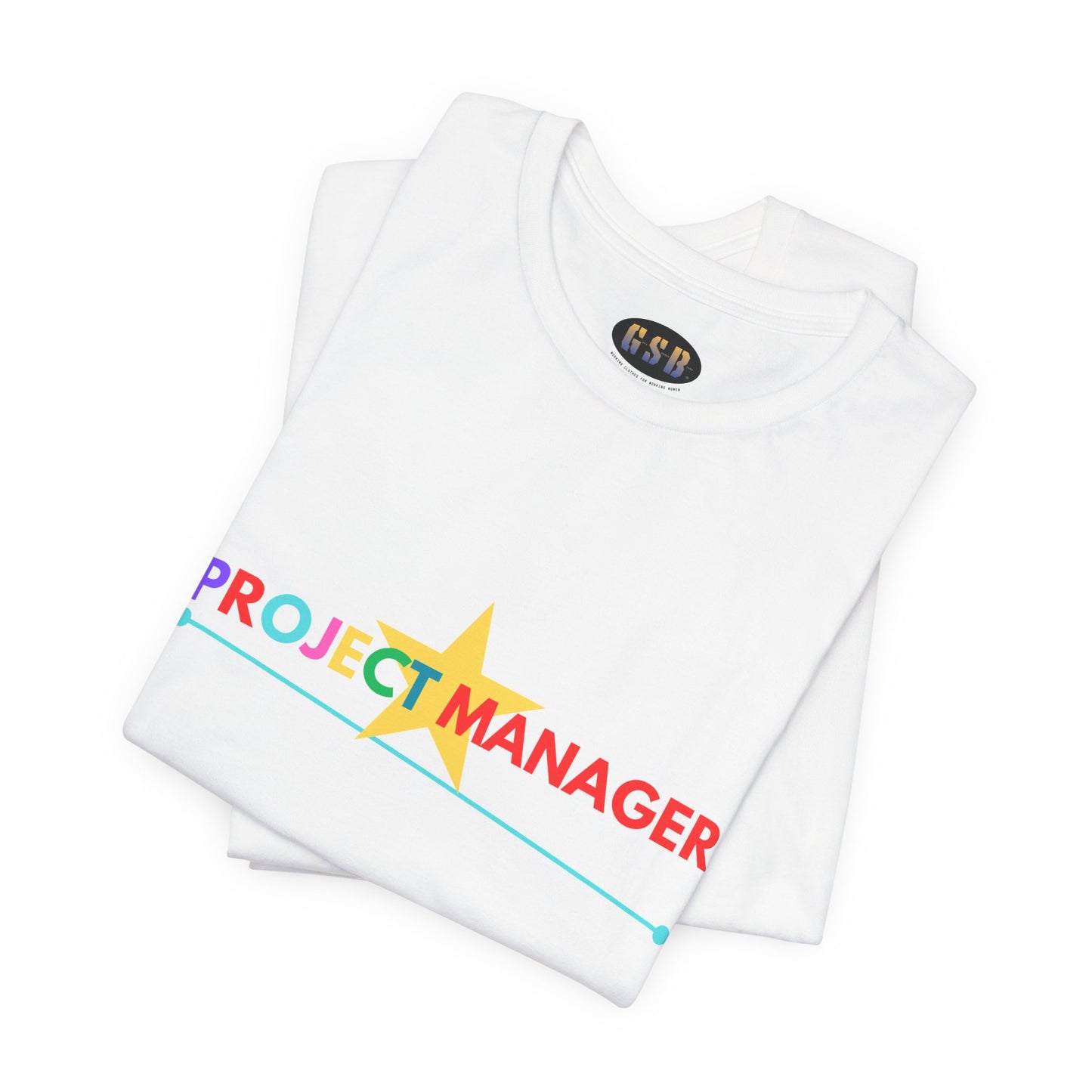 Project Manager Colorful Star T-shirt