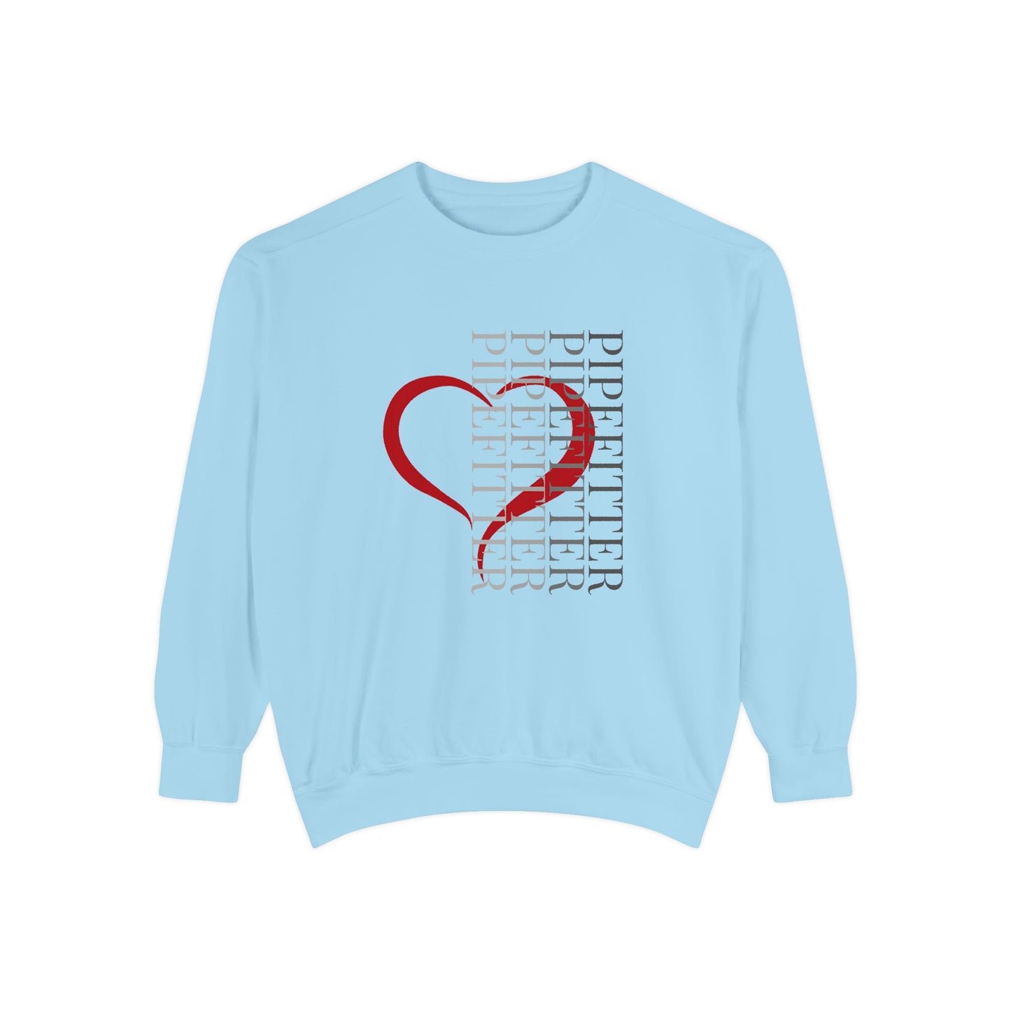 Vertical Pipefitters Heart Sweatshirt