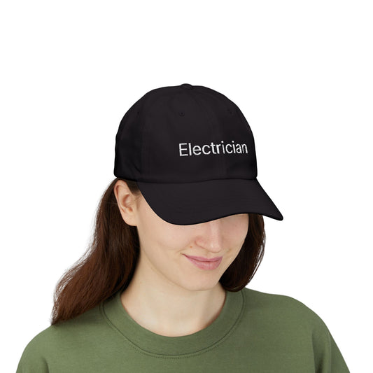 Electrician Embroidered Dad Cap