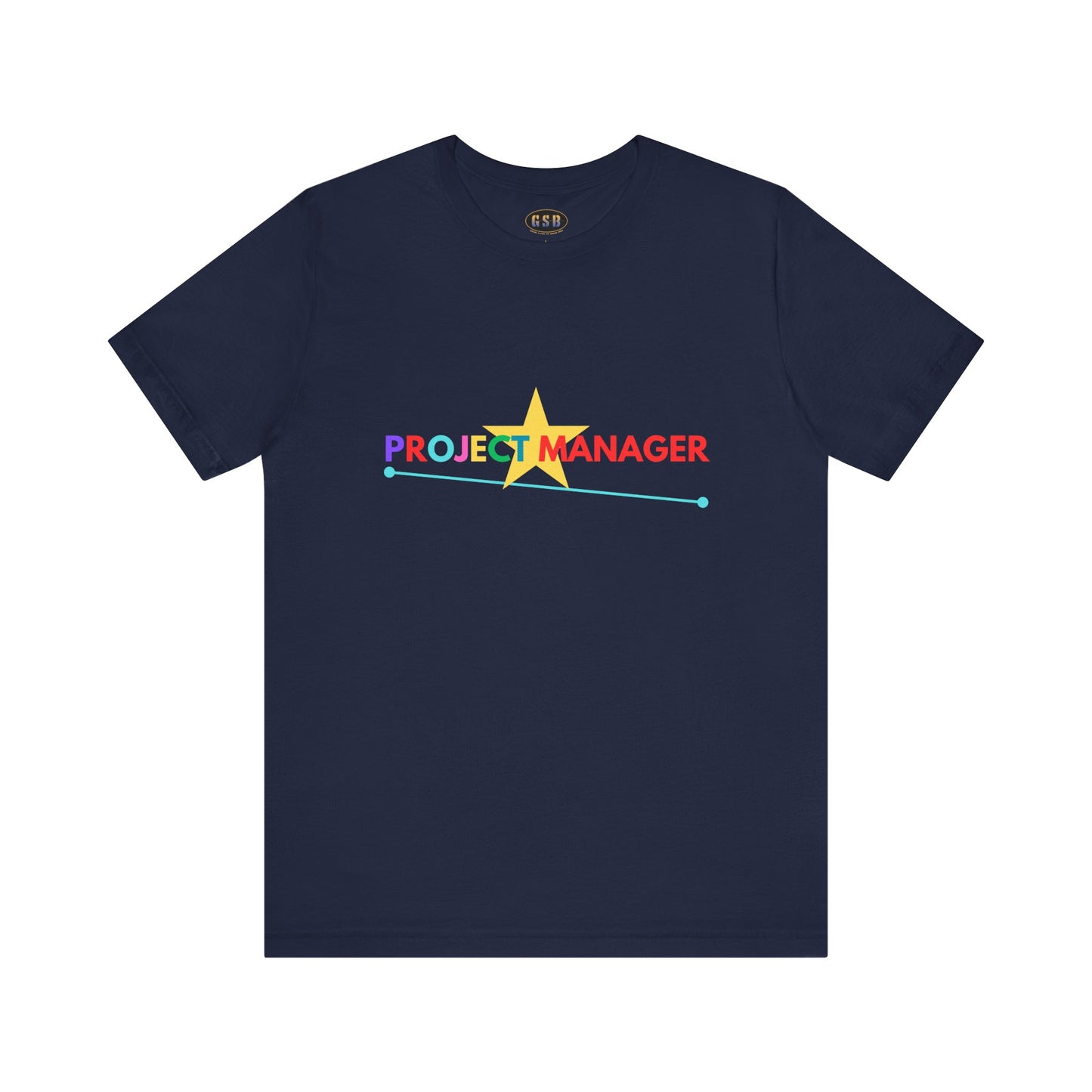 Project Manager Colorful Star T-shirt