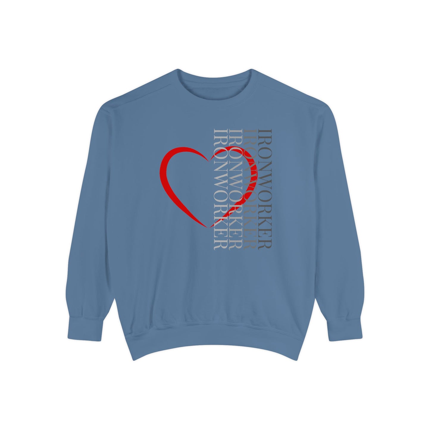 Veritical Ironworker Heart Sweatshirt