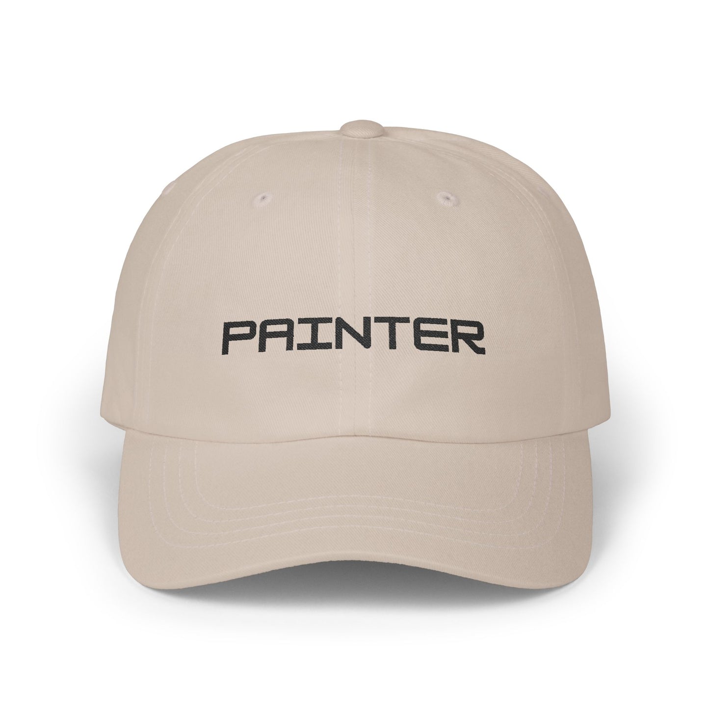 Painter Dad Cap Embroidered Black Lettering