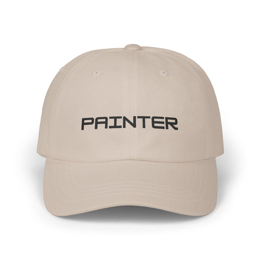 Painter Dad Cap Embroidered Black Lettering