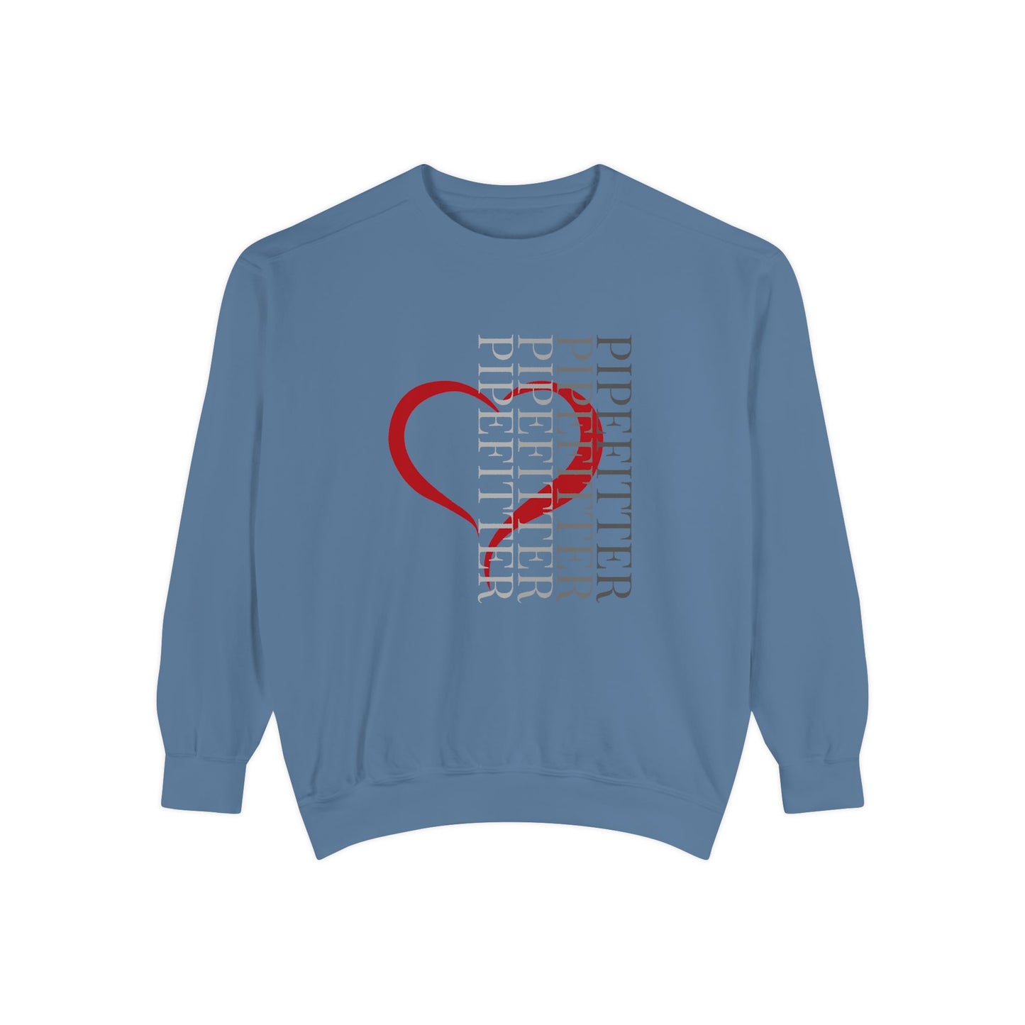 Vertical Pipefitters Heart Sweatshirt