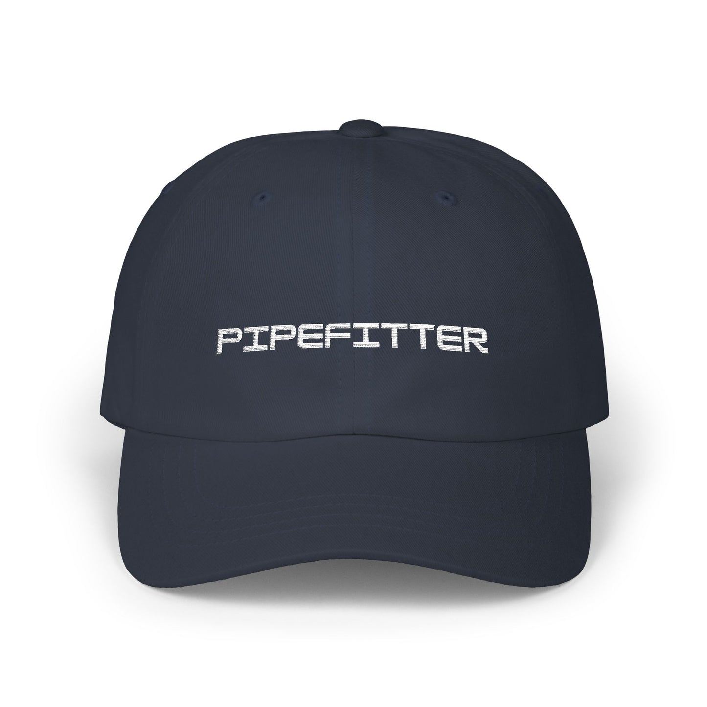 Pipefitter Dad Cap - White Embroidered Lettering