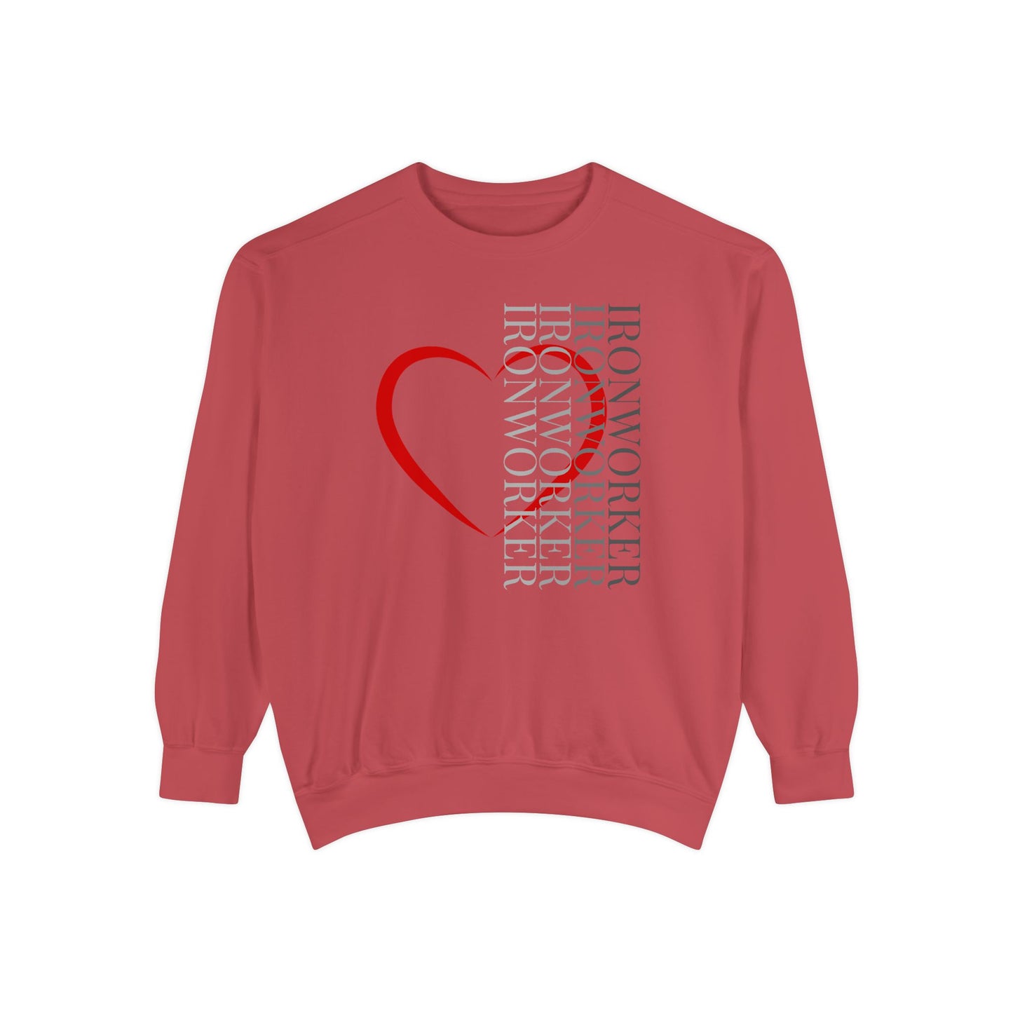 Veritical Ironworker Heart Sweatshirt