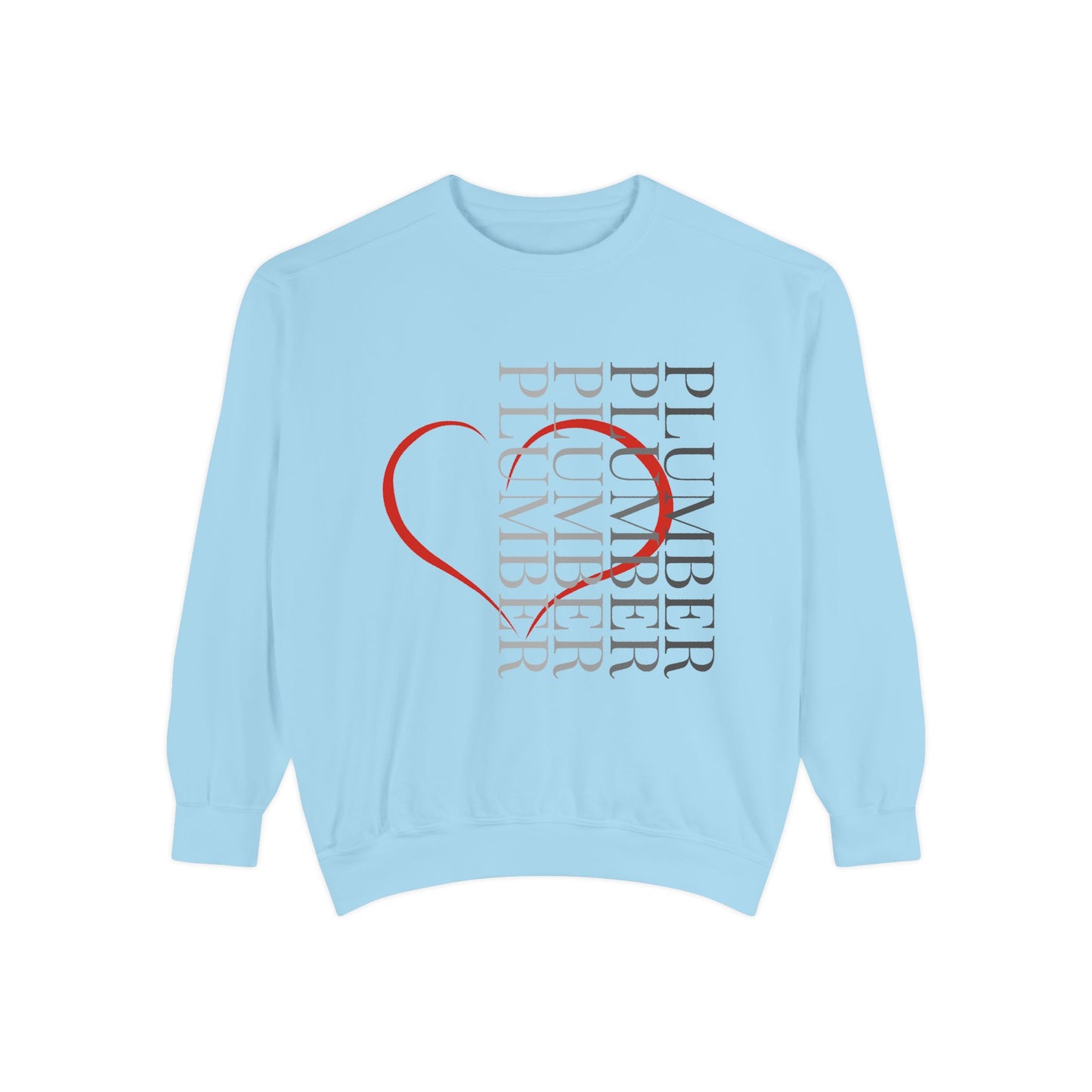 Vertical Plumber Heart Sweatshirt