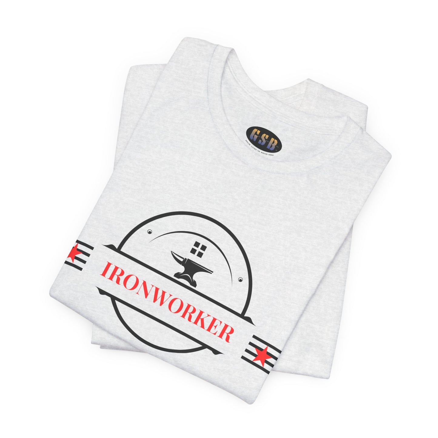 Red Ironworker with Stars