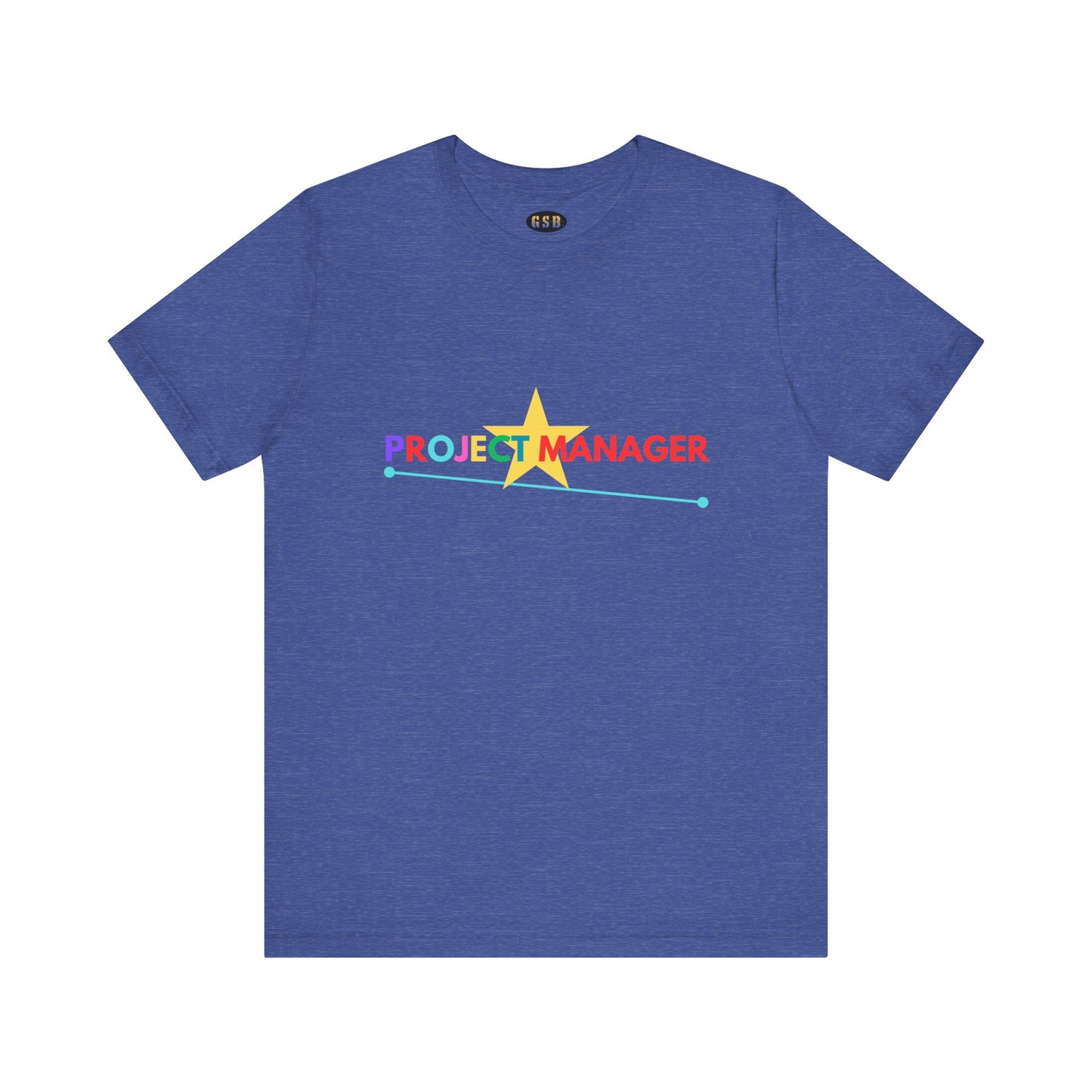 Project Manager Colorful Star T-shirt