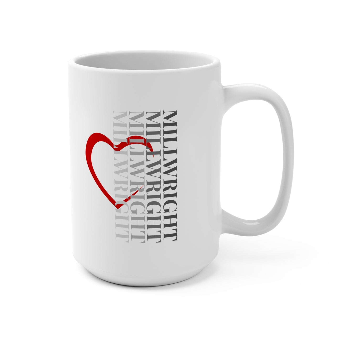 Vertical Millwright Mug White