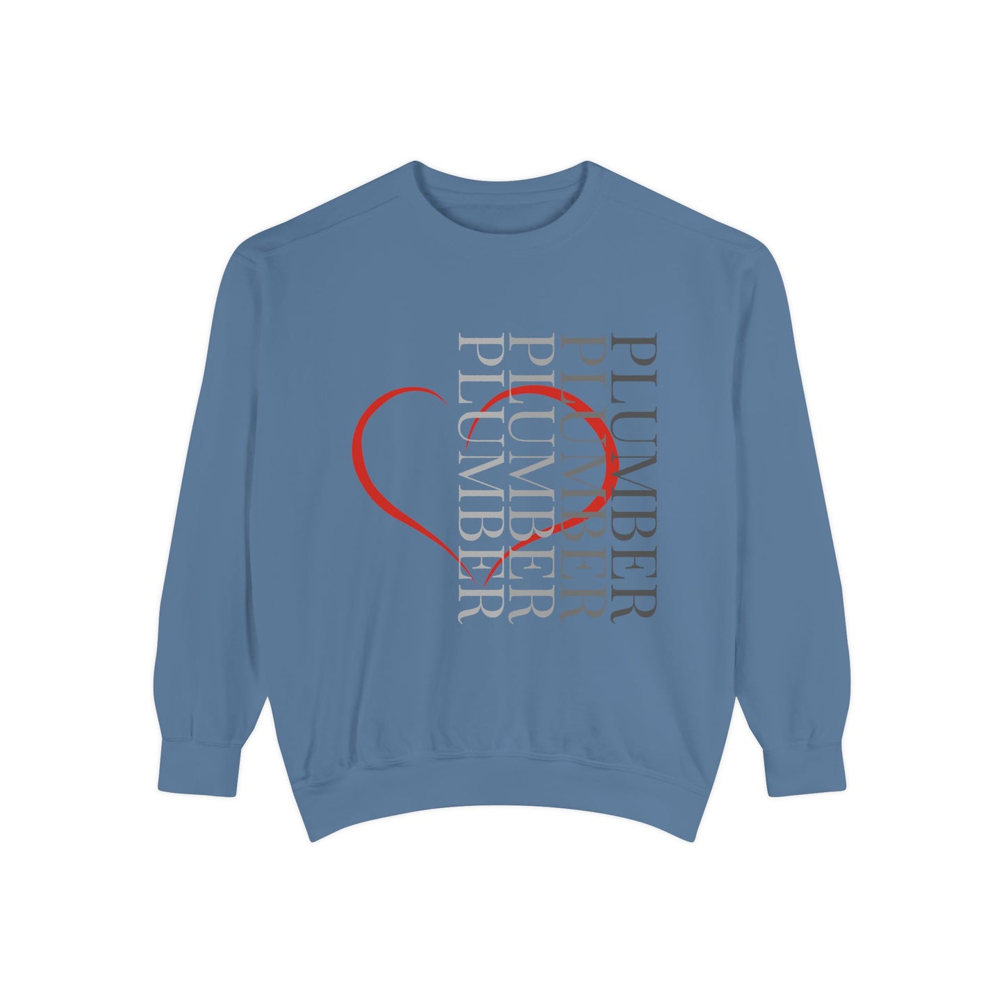 Vertical Plumber Heart Sweatshirt