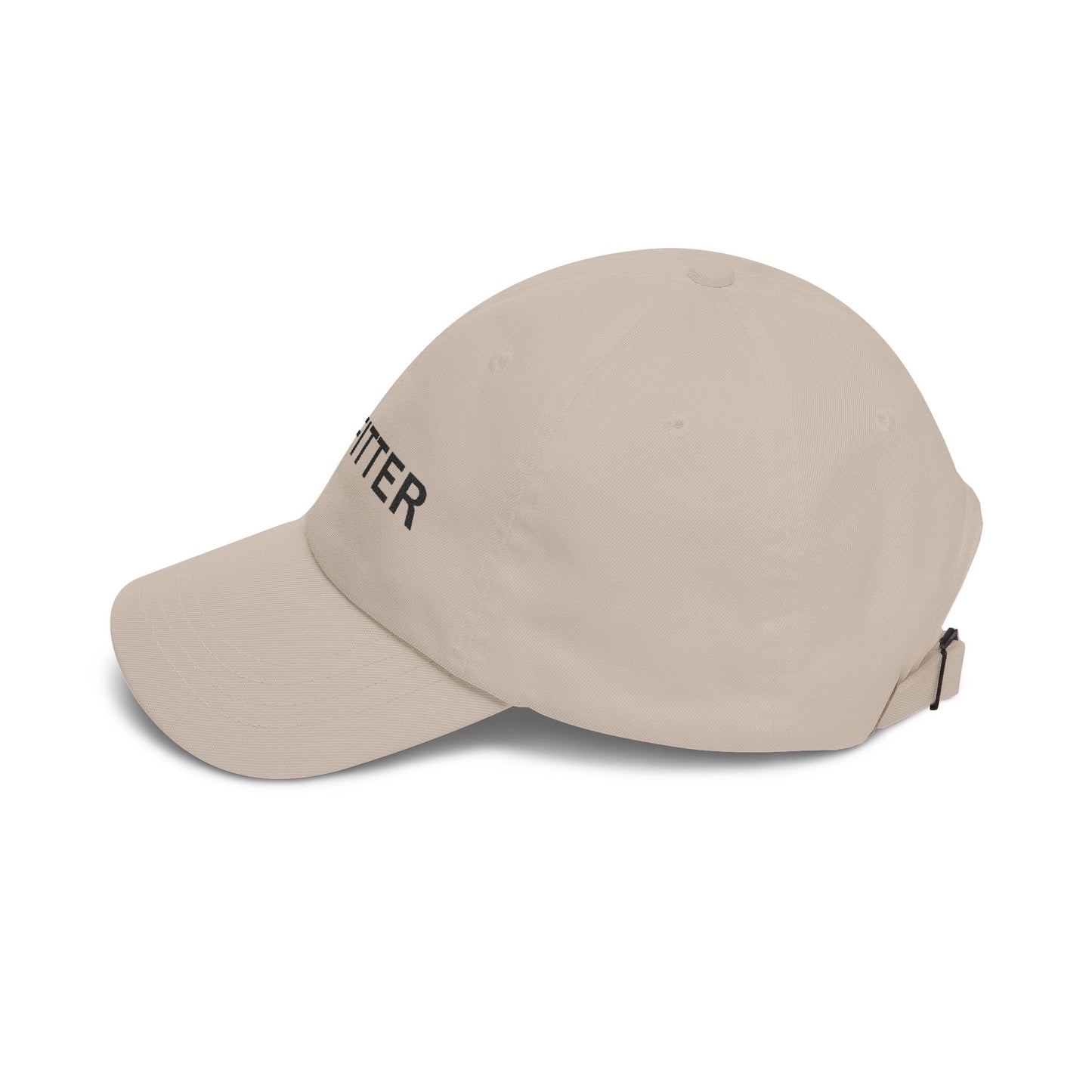 Pipefitter Dad Cap – Embroidered Black Thread