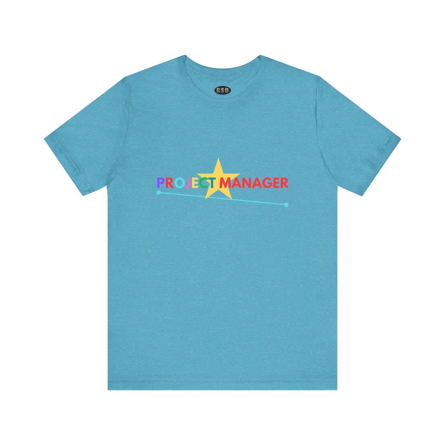 Project Manager Colorful Star T-shirt