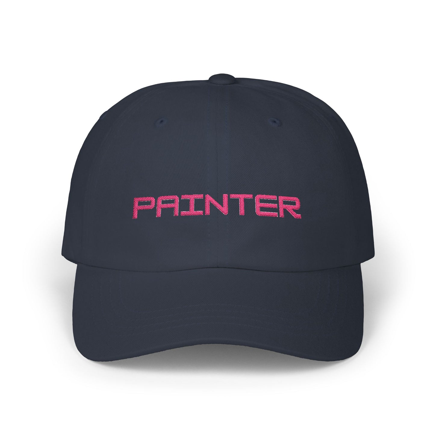 Painter Dad Cap Pink Embroidered Letters