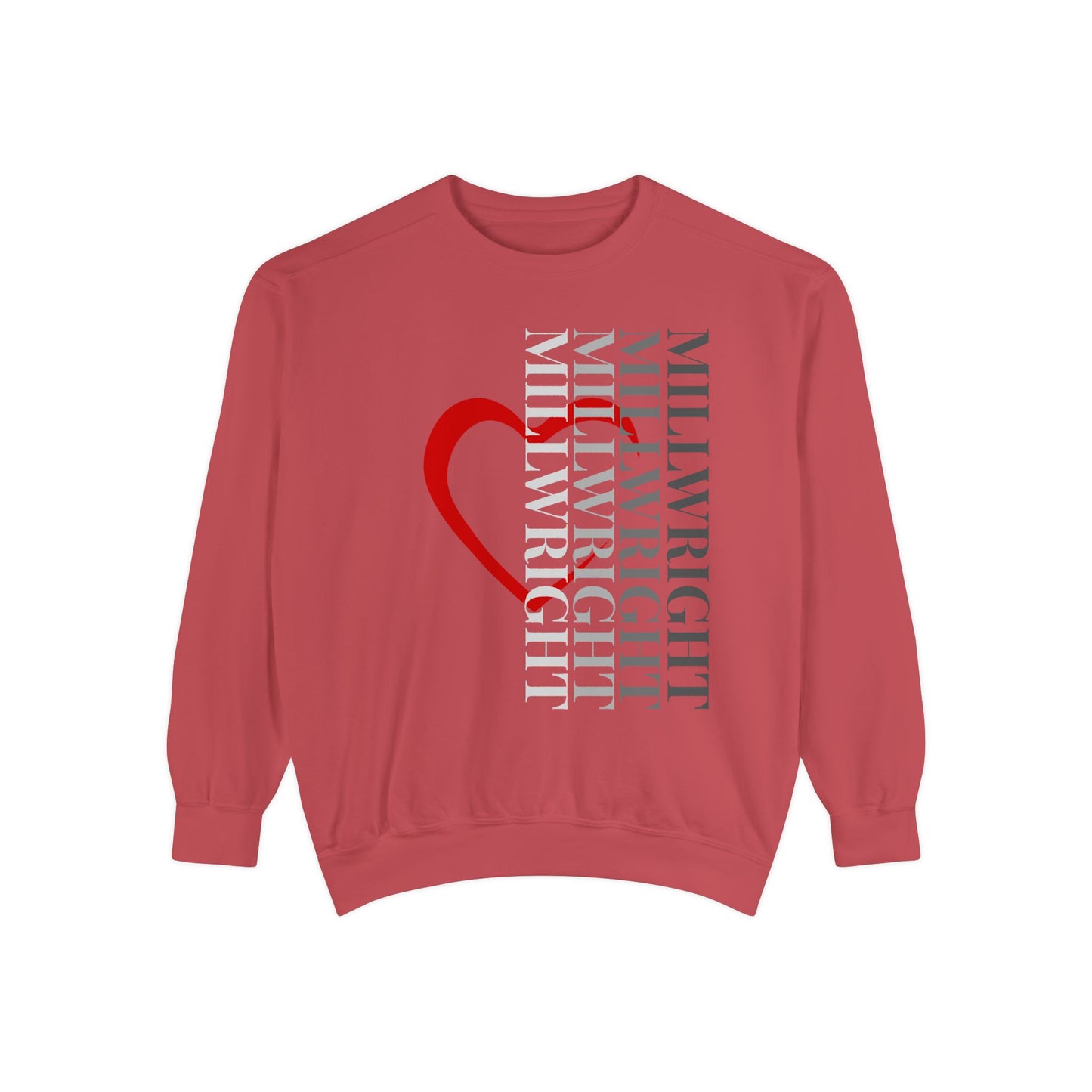 Vertical Millwrights Heart Sweatshirt