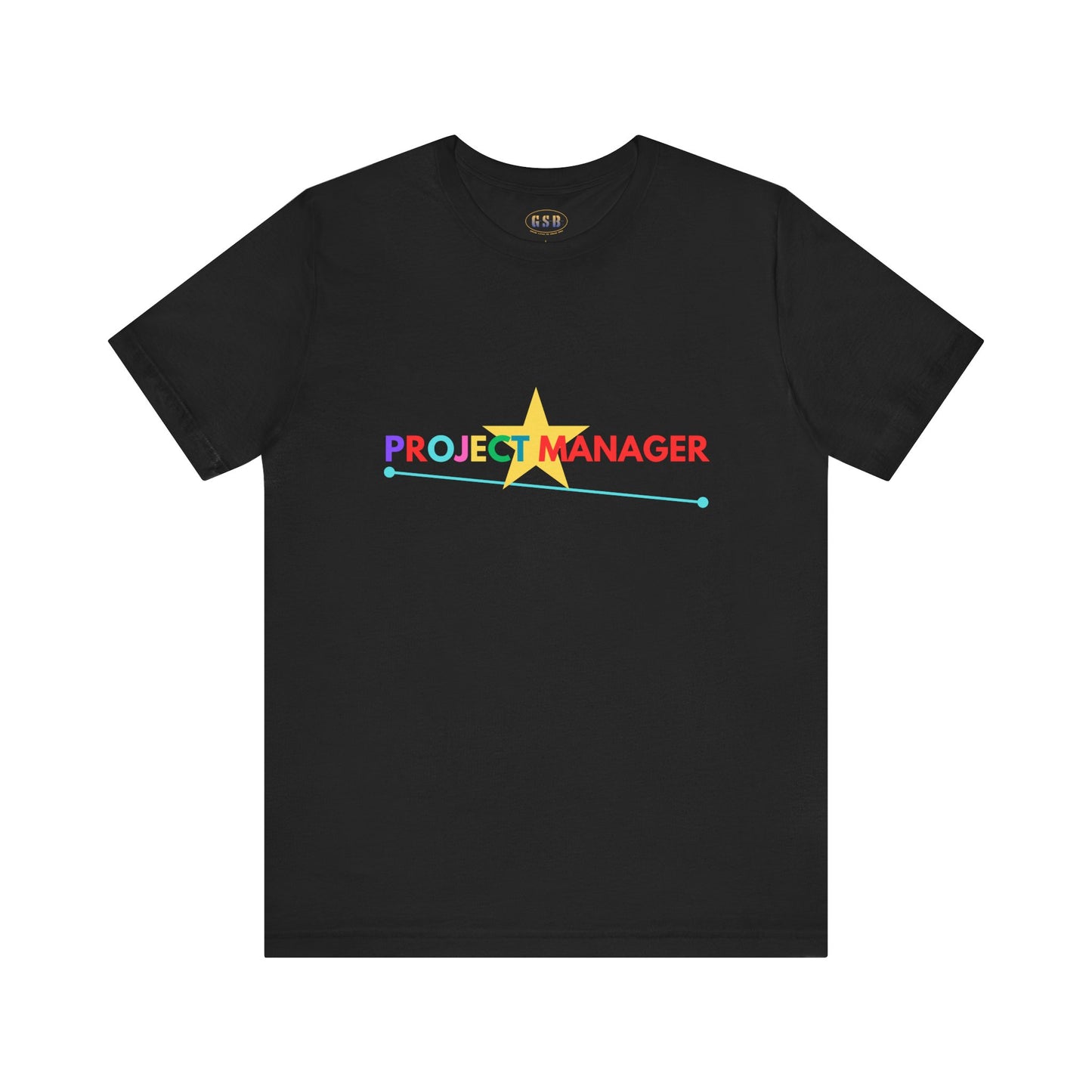 Project Manager Colorful Star T-shirt