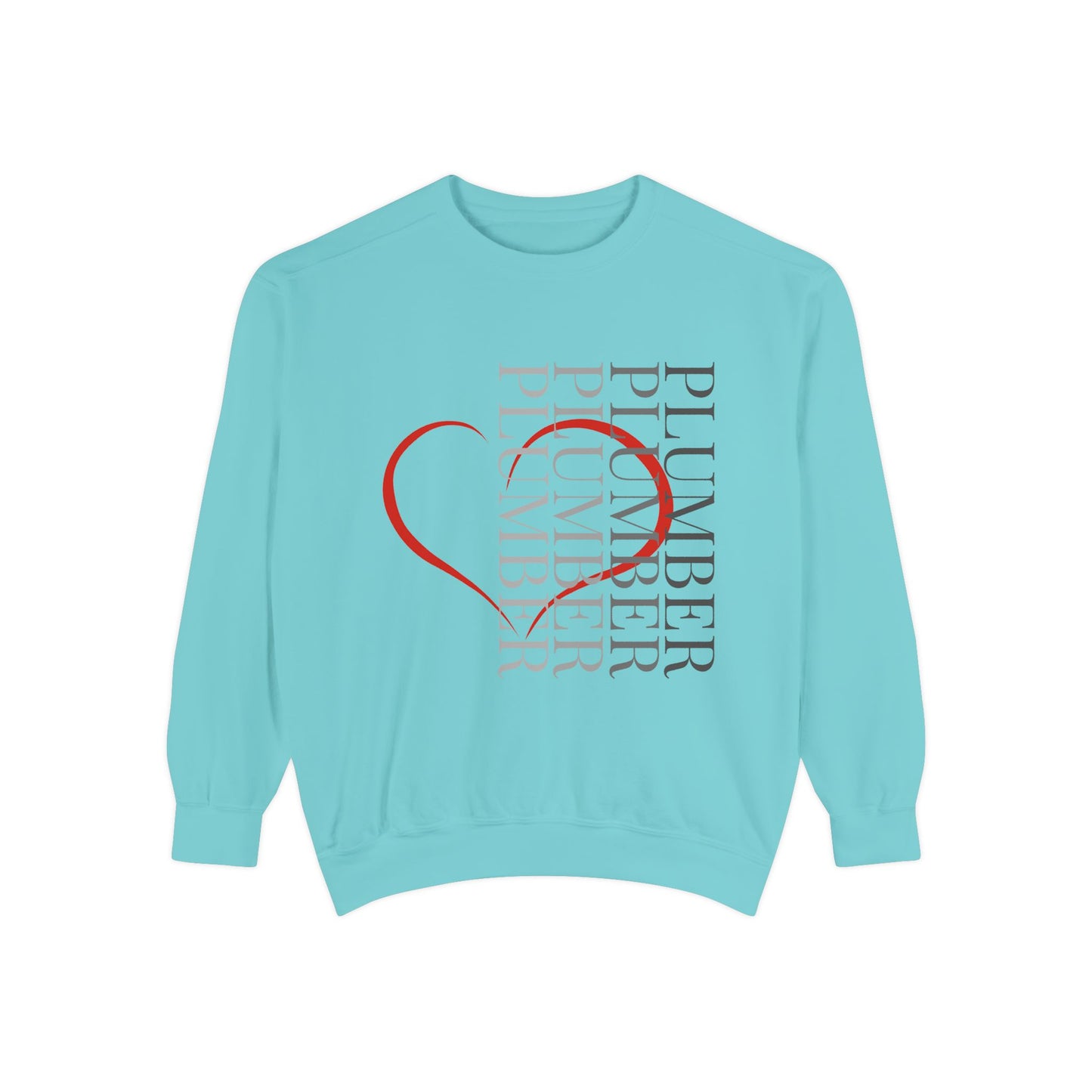 Vertical Plumber Heart Sweatshirt