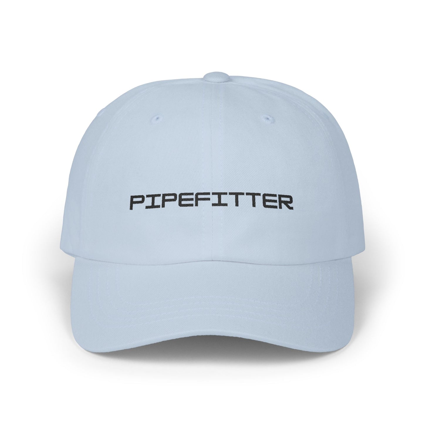 Pipefitter Dad Cap - Black Embroidered Lettering