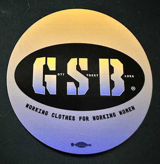 GottStreet Blues Logo Sticker
